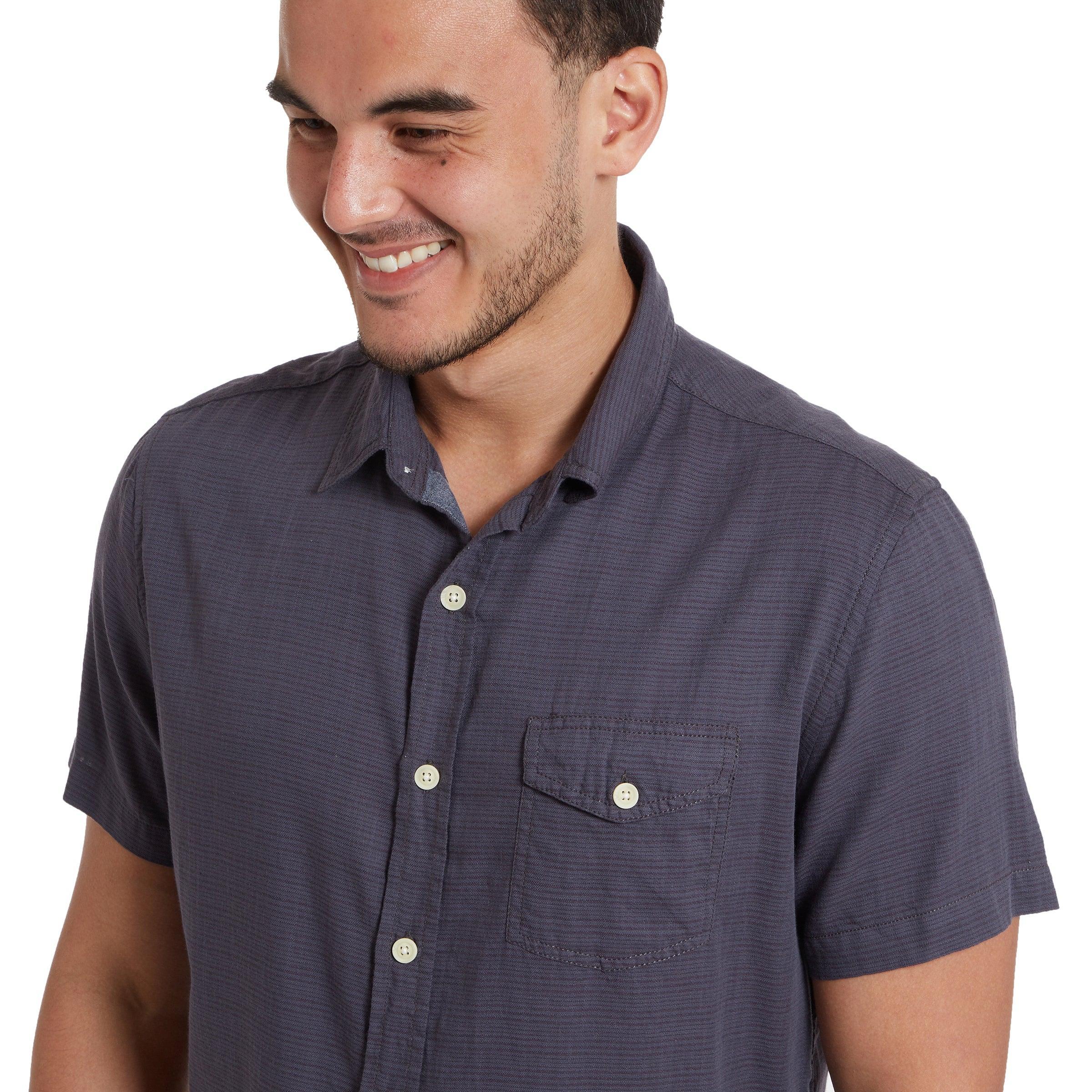 Horizon Slub Twill Shirt - Charcoal (Final Sale)* Product Image