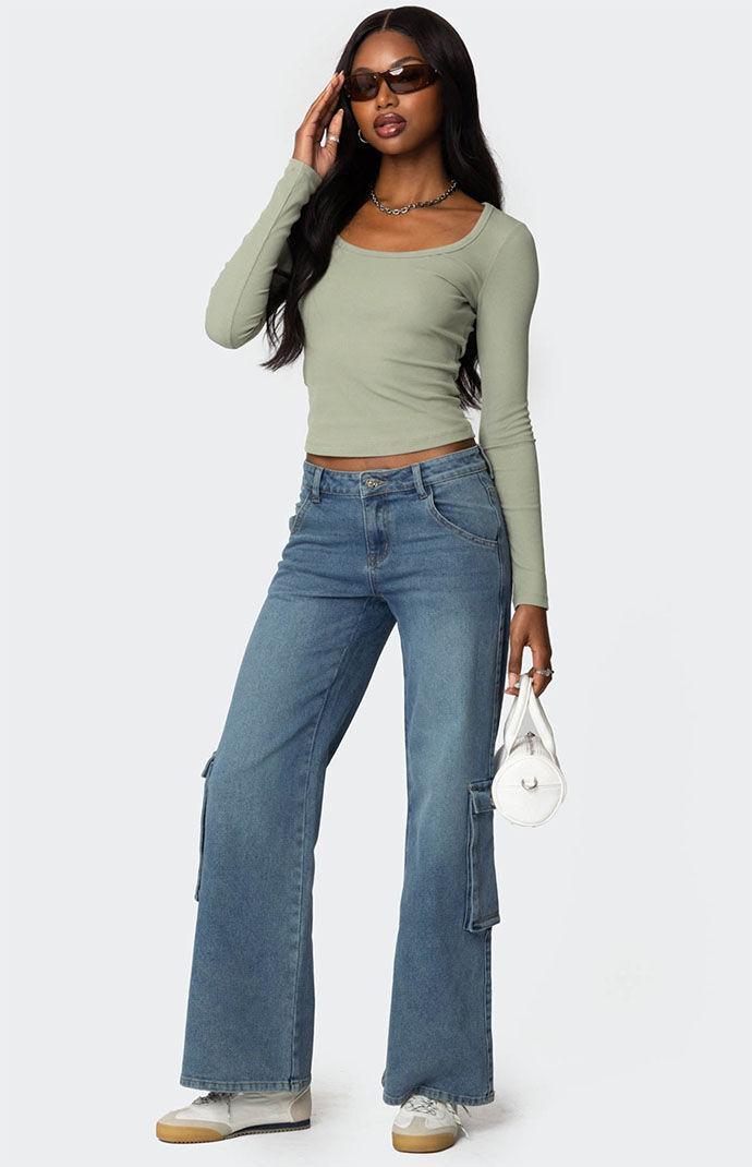 Edikted Women's Makenna Scoop Neck Top Product Image