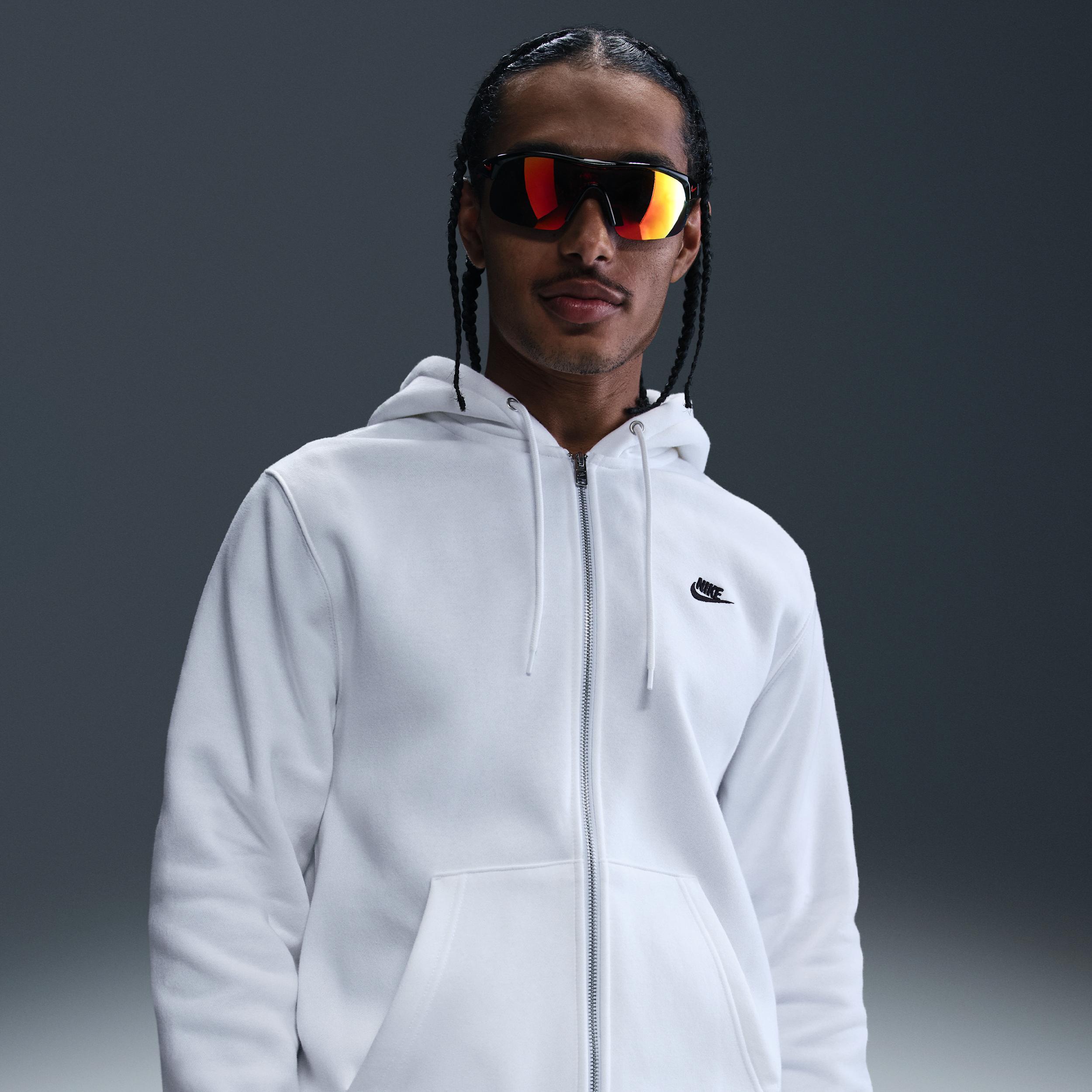 Nike Men's Club Full-Zip Fleece Hoodie Product Image