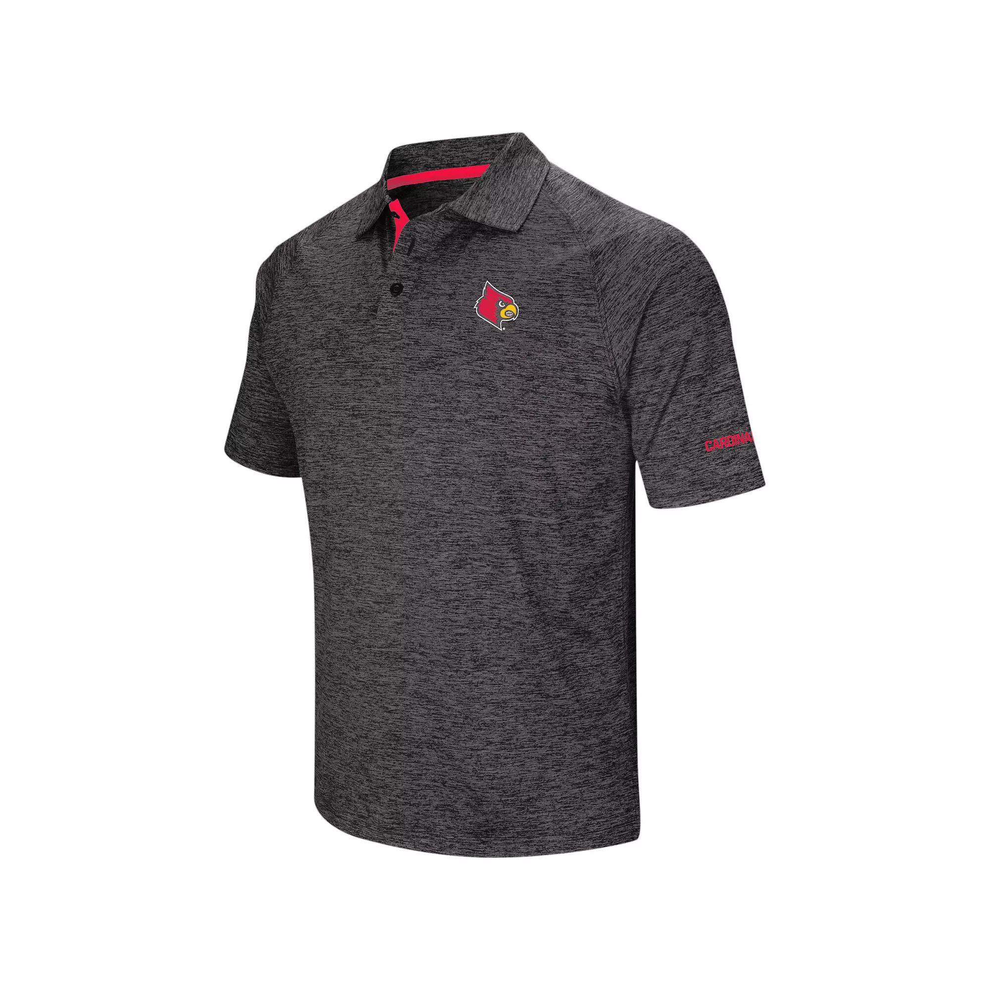 Men's Colosseum Black Arkansas Razorbacks Big & Tall Down Swing Polo, Size: 5XB Product Image