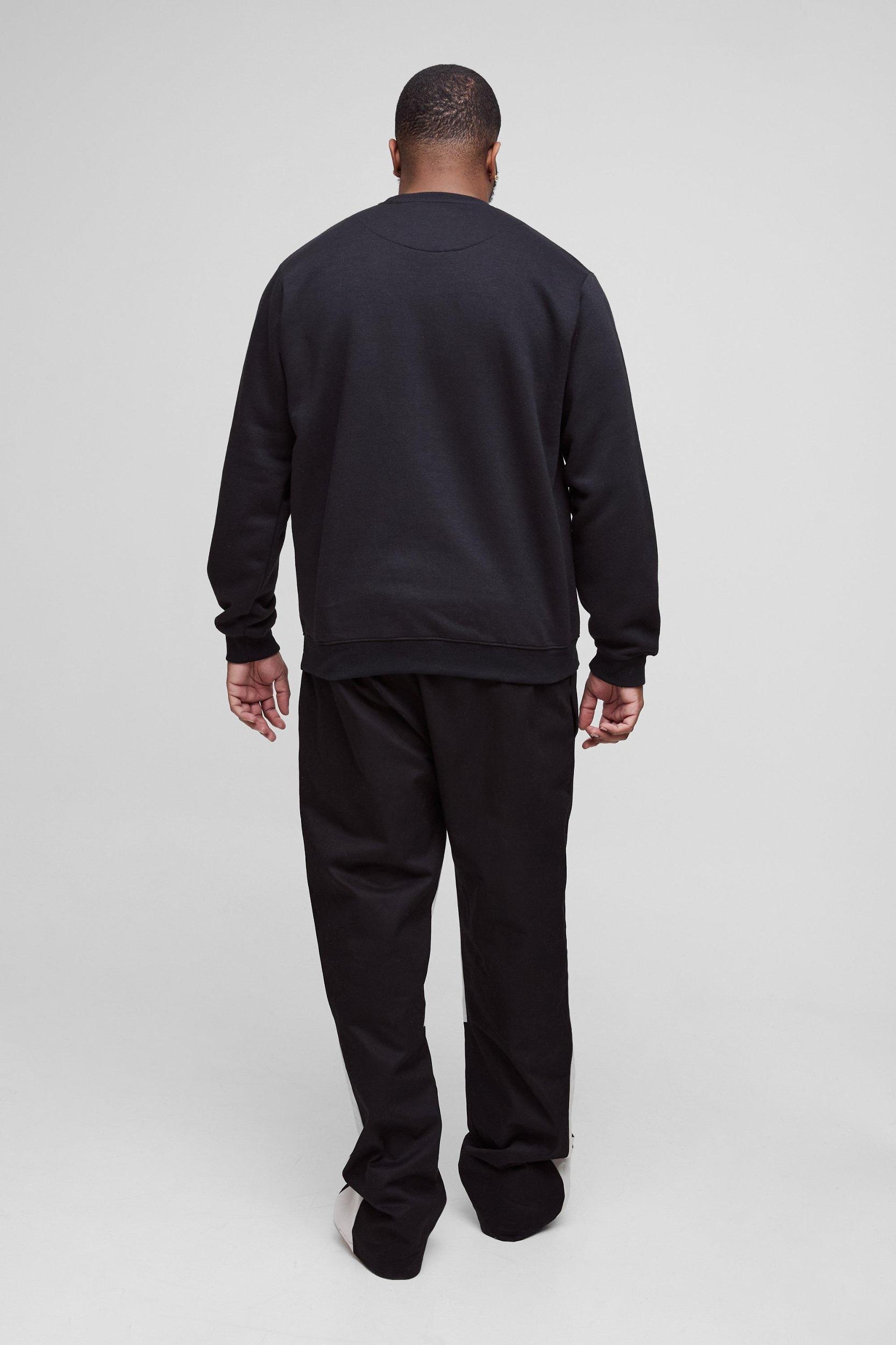 Plus Drawcord Waist Gusset Flared Pants | boohooMAN USA Product Image