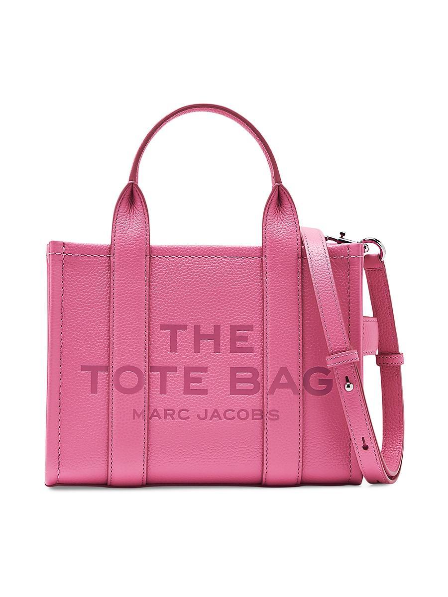 Womens The Leather Small Tote Bag Product Image