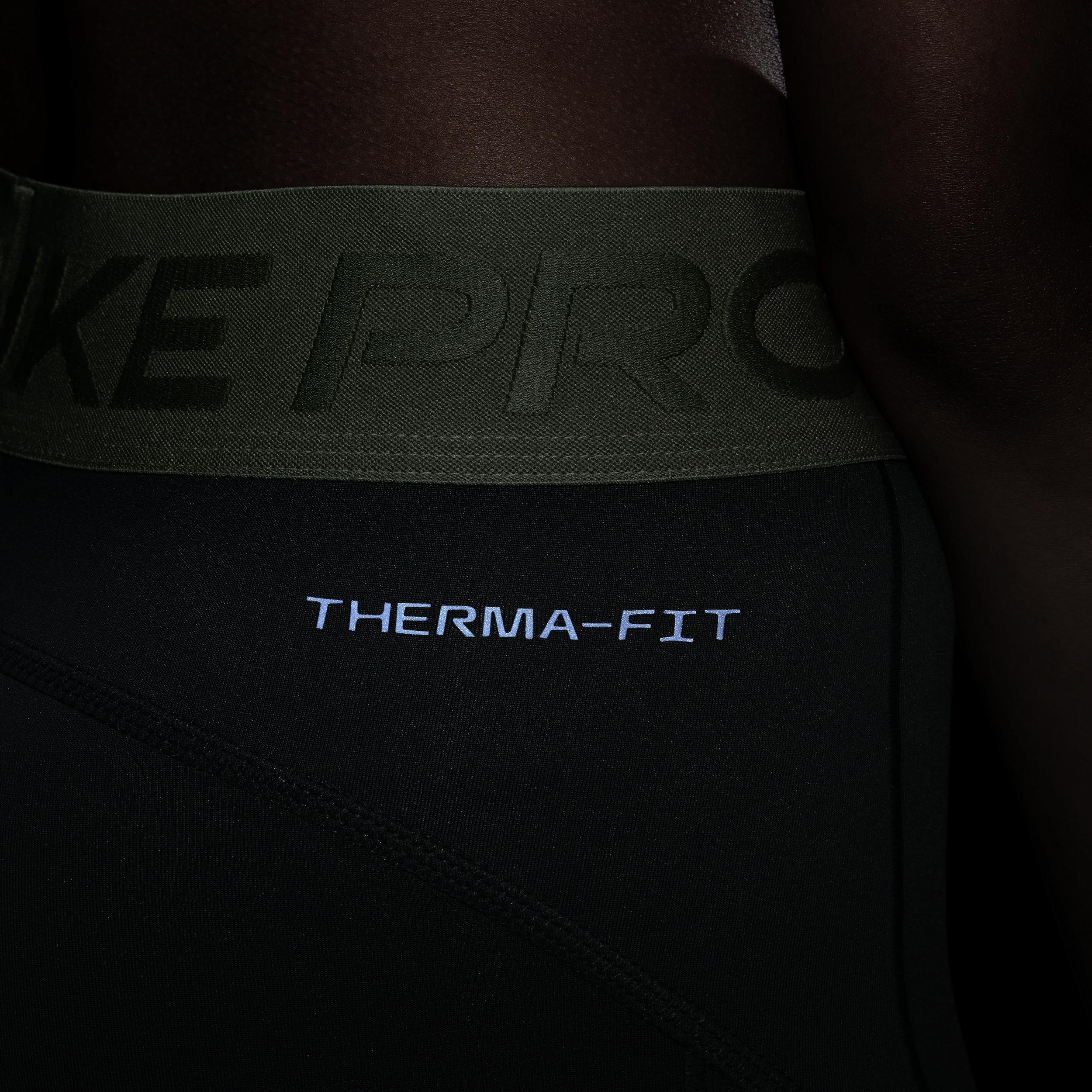 Women's Nike Pro Girls' Therma-FIT Mid-Rise Leggings Product Image