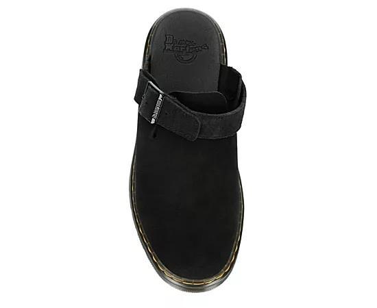 Dr. Martens Womens Carlson Suede Buckle Strap Clogs Product Image