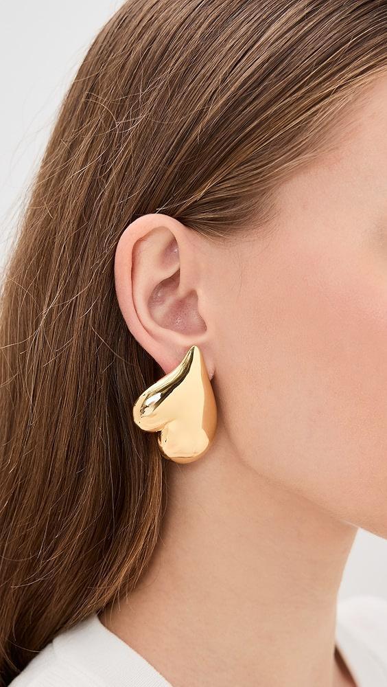 Jenny Bird Mega Art Heart Button Earrings | Shopbop Product Image
