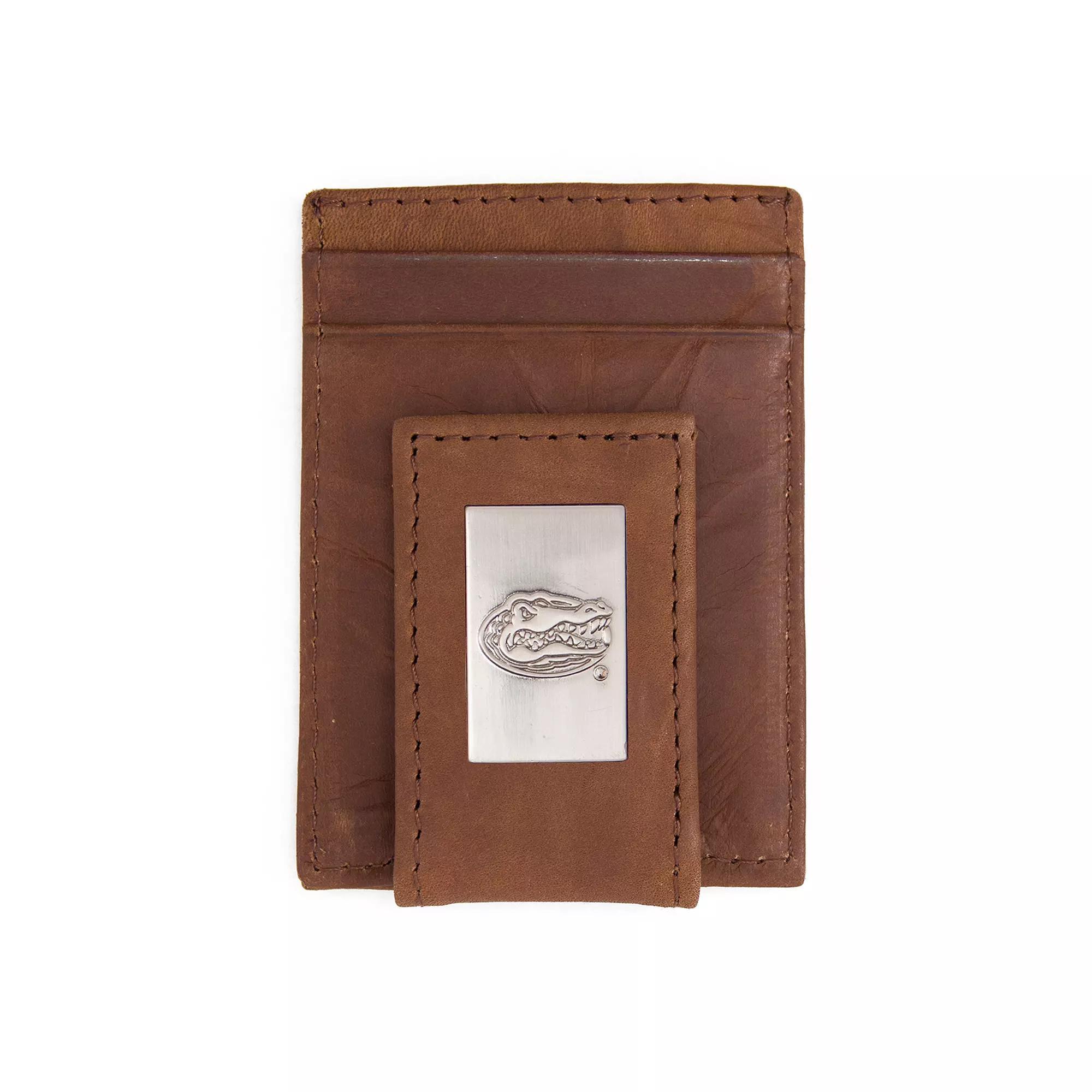 Men's Florida Gators Front-Pocket Wallet Money Clip, Brown Product Image