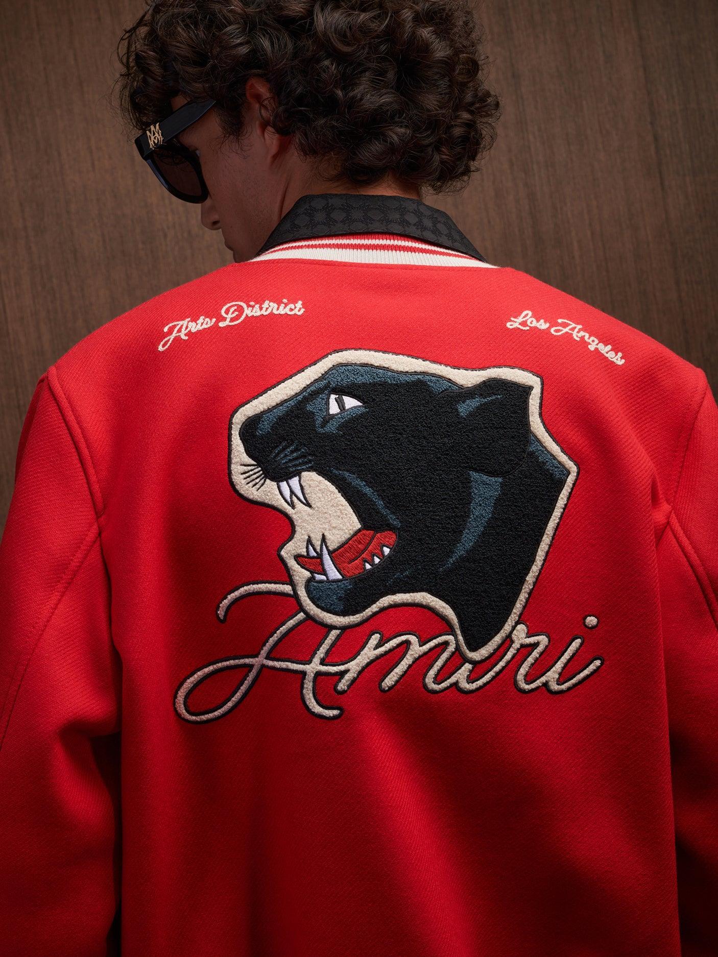 AMIRI PANTHER BOMBER - Varsity Red Male Product Image