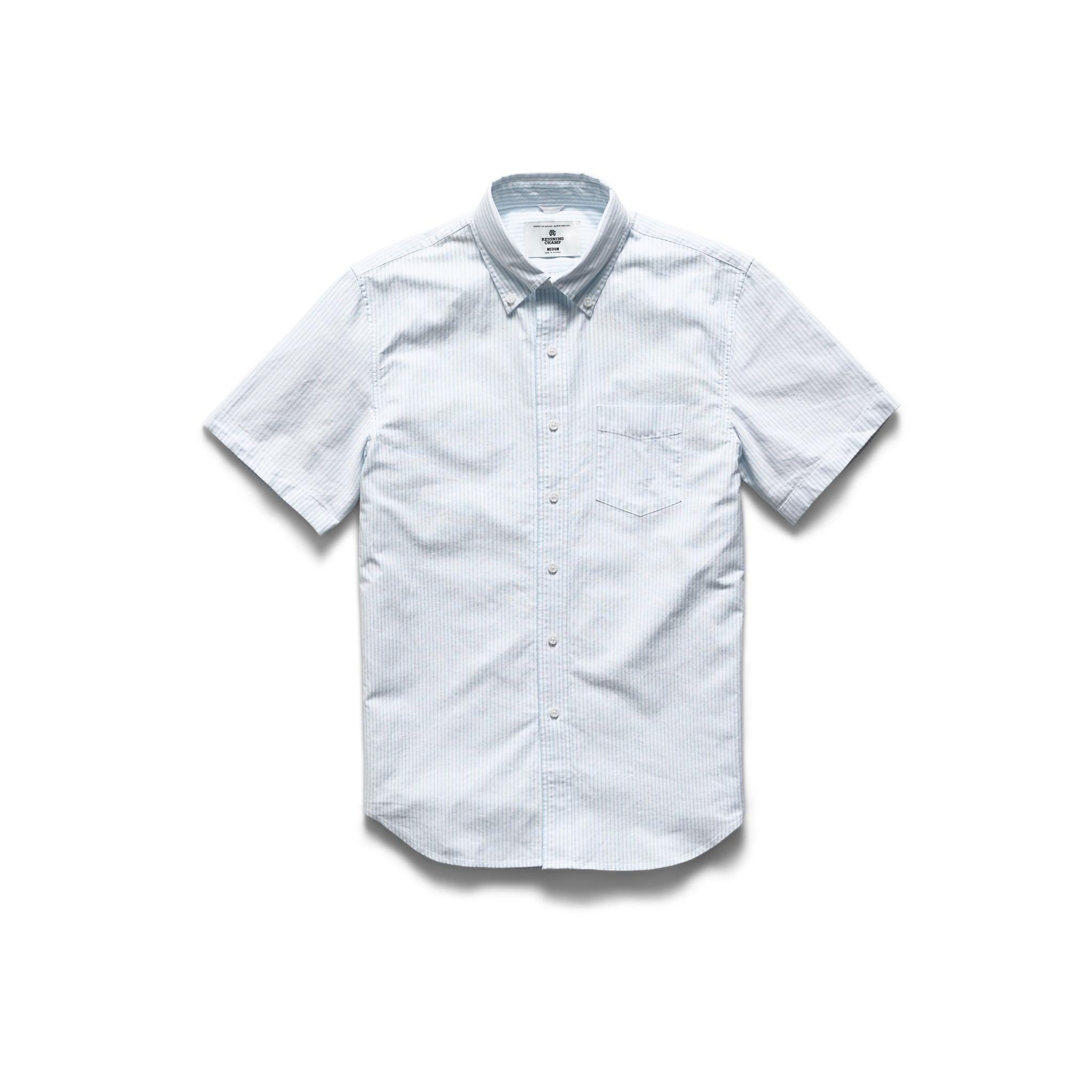 Cotton Oxford Windsor SS Shirt Male Product Image