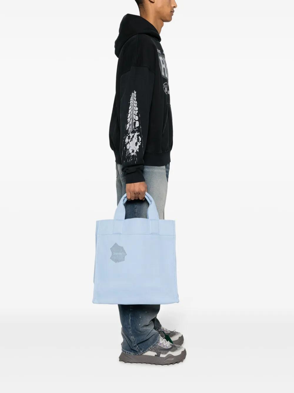 logo-print cotton tote bag Product Image