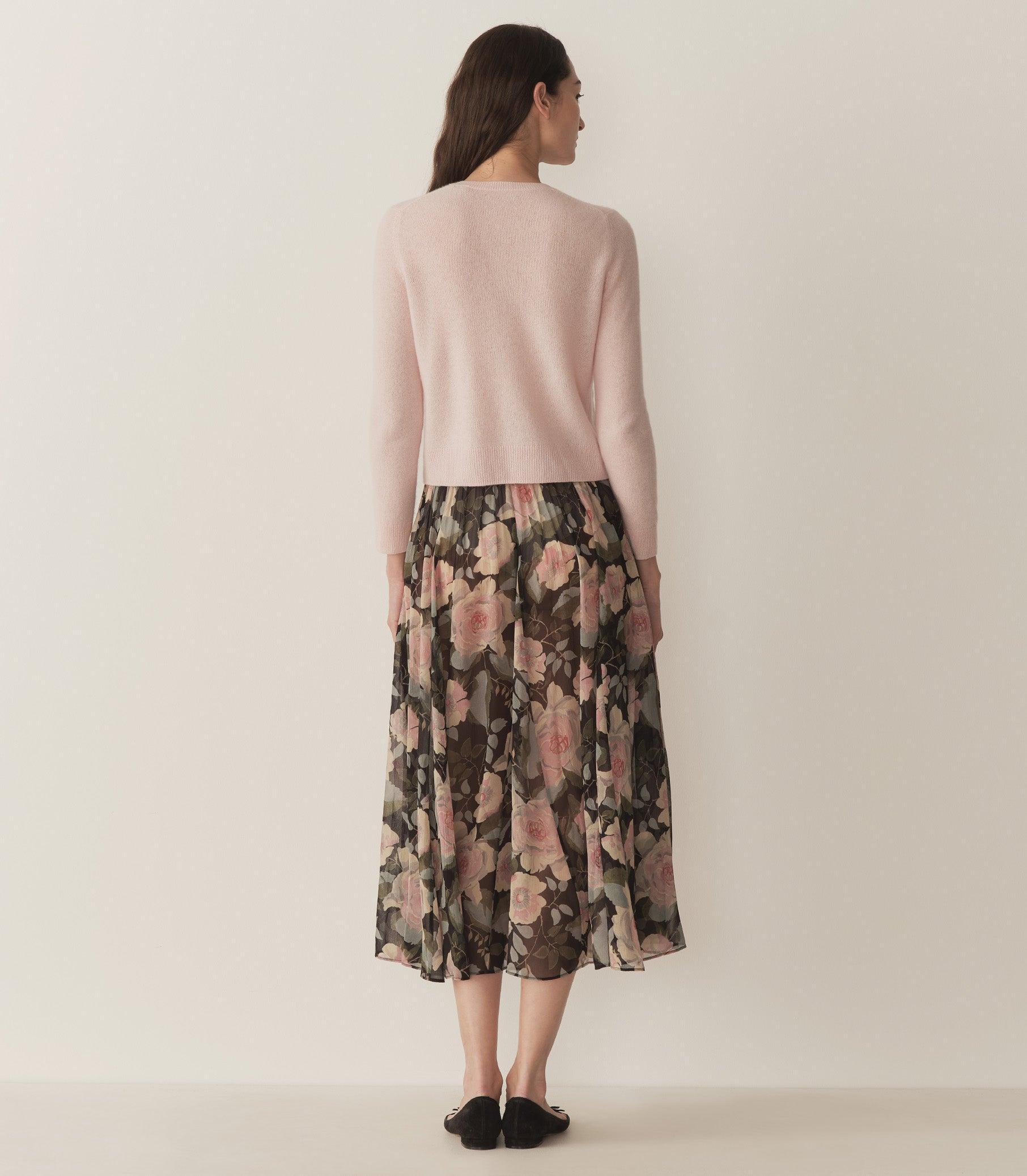 MEADOW SKIRT -- ROSE GARDEN FLORAL Product Image