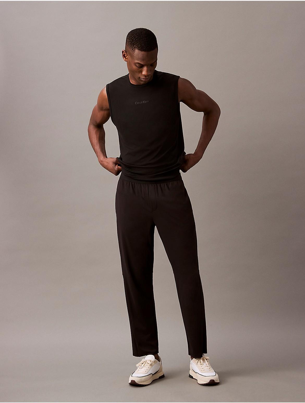 Calvin Klein Men's Soft Stretch Sport Knit Pants - Blue - S Product Image