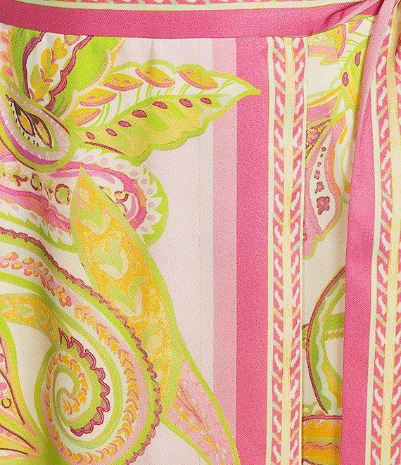 Antonio Melani Clio Satin Printed Wrap Coordinating Skirt Product Image