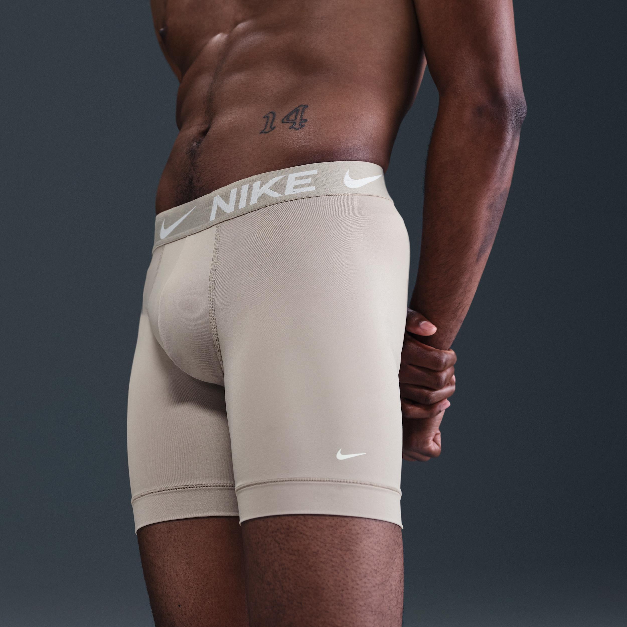Nike Men's Dri-FIT Essential Micro Long Boxer Briefs (3-Pack) Product Image
