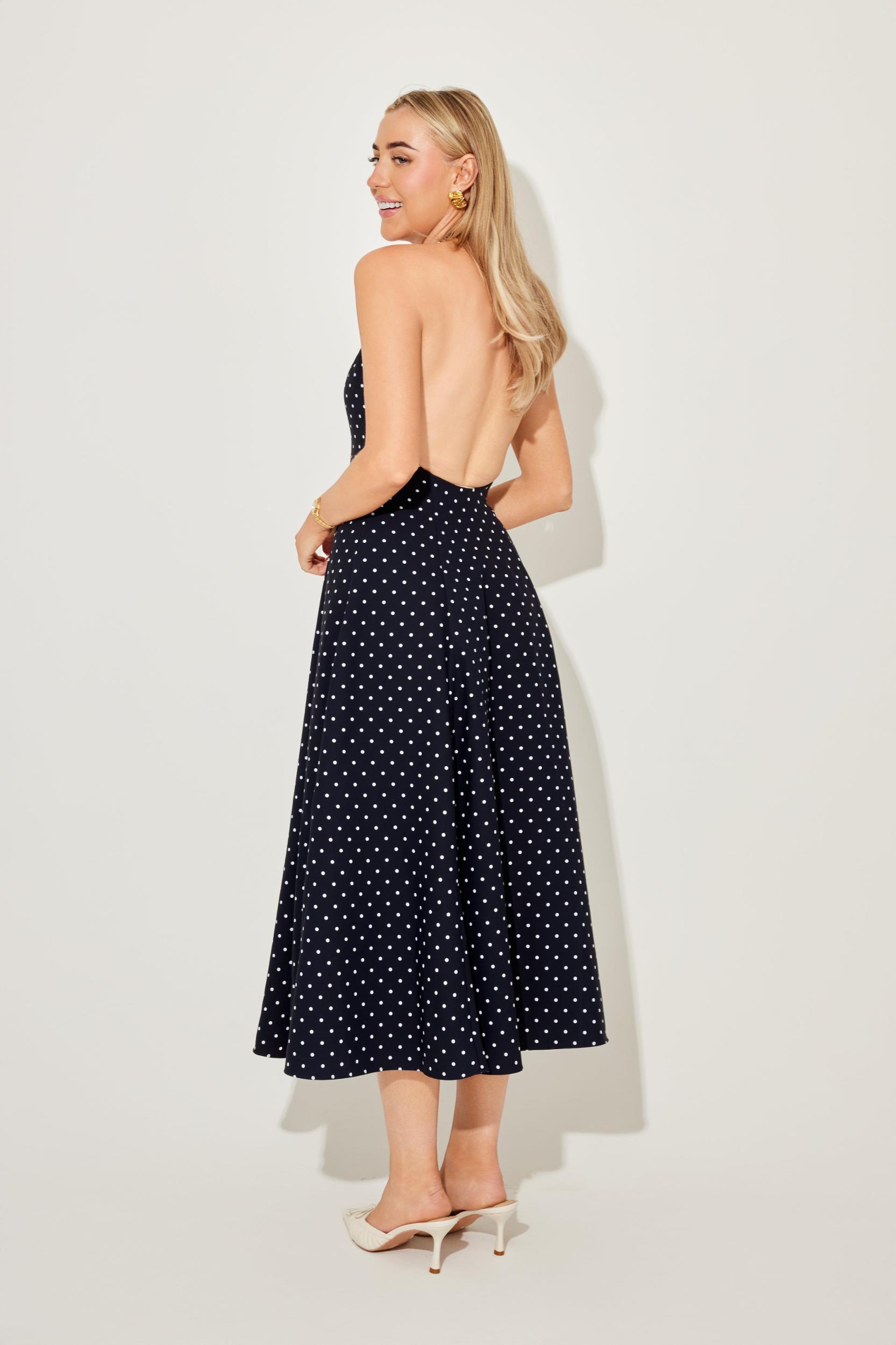 The Ultimate Muse Low Back Slip Dress Product Image