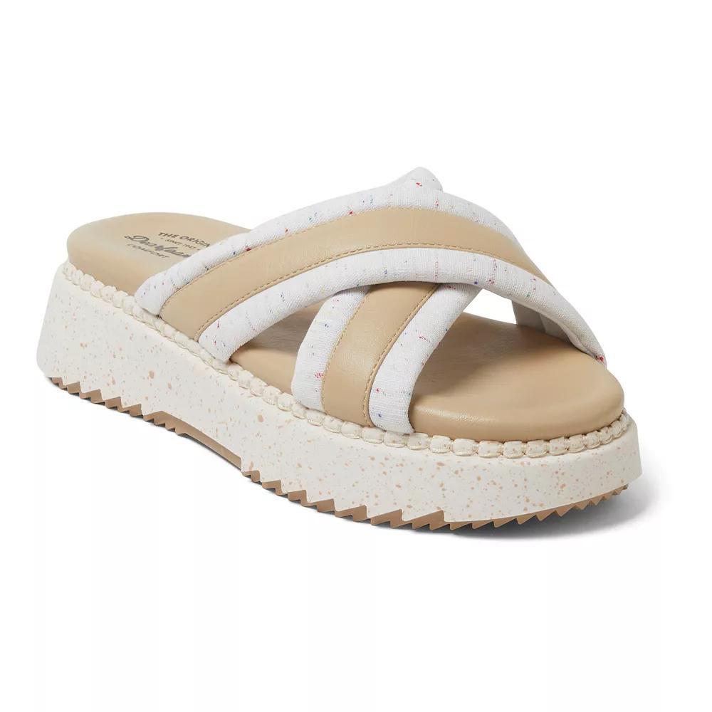 Original Comfort by Dearfoams Daisy Women's Platform Sandals, Size: 11, Ivory Product Image