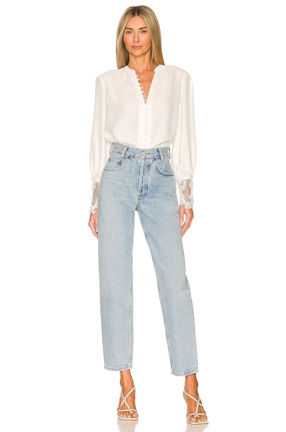 LAgence Ava Lace Cuff Blouse Product Image