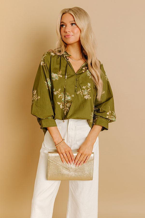 Pretty As A Peony Floral Top Product Image