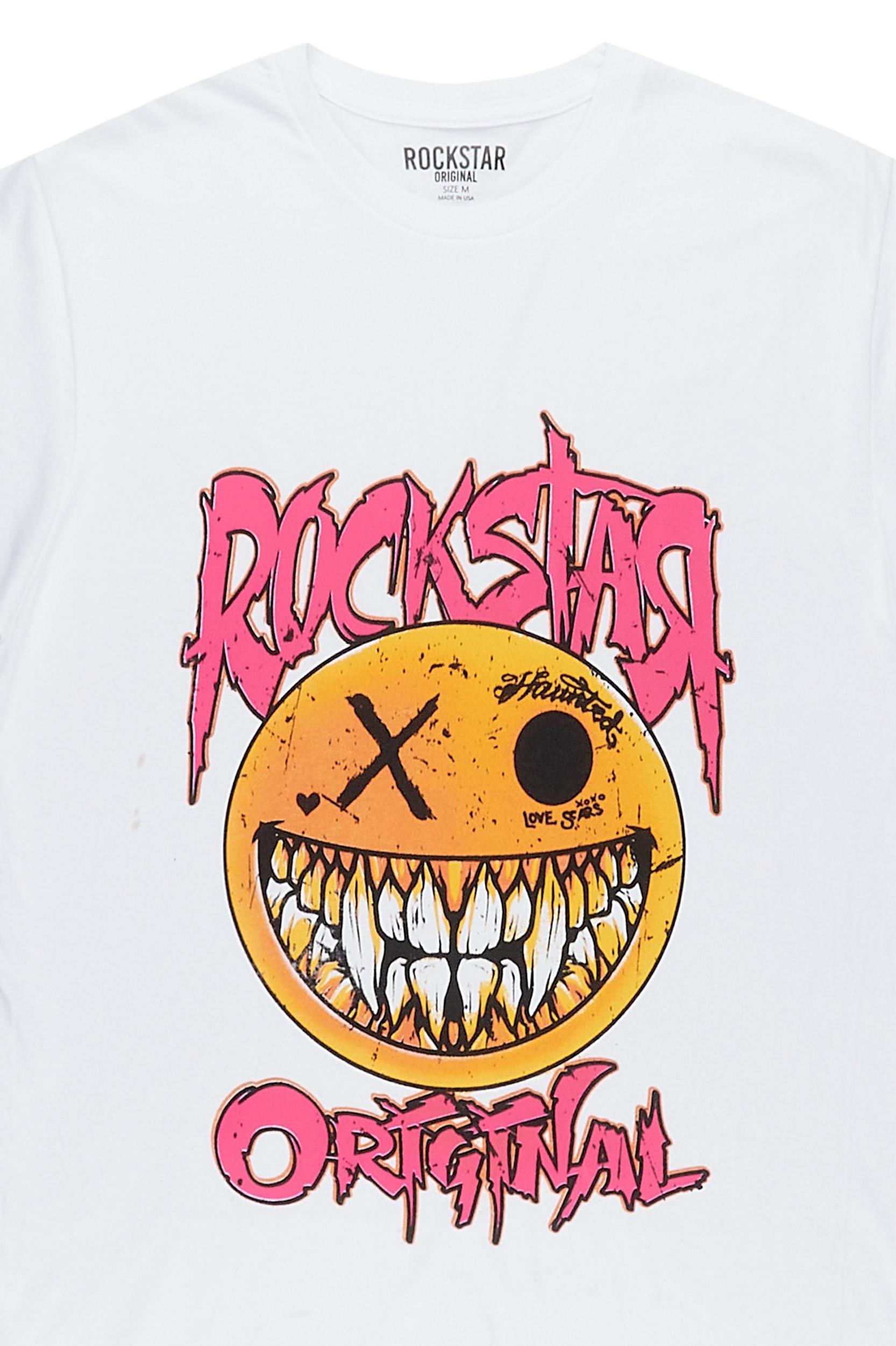 Fraust White Graphic T-Shirt Male Product Image
