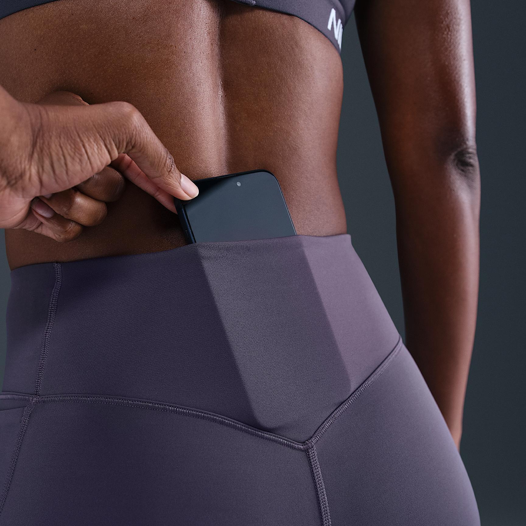 Nike Women's Universa High-Waisted 7/8 Leggings with No Front Seam Product Image