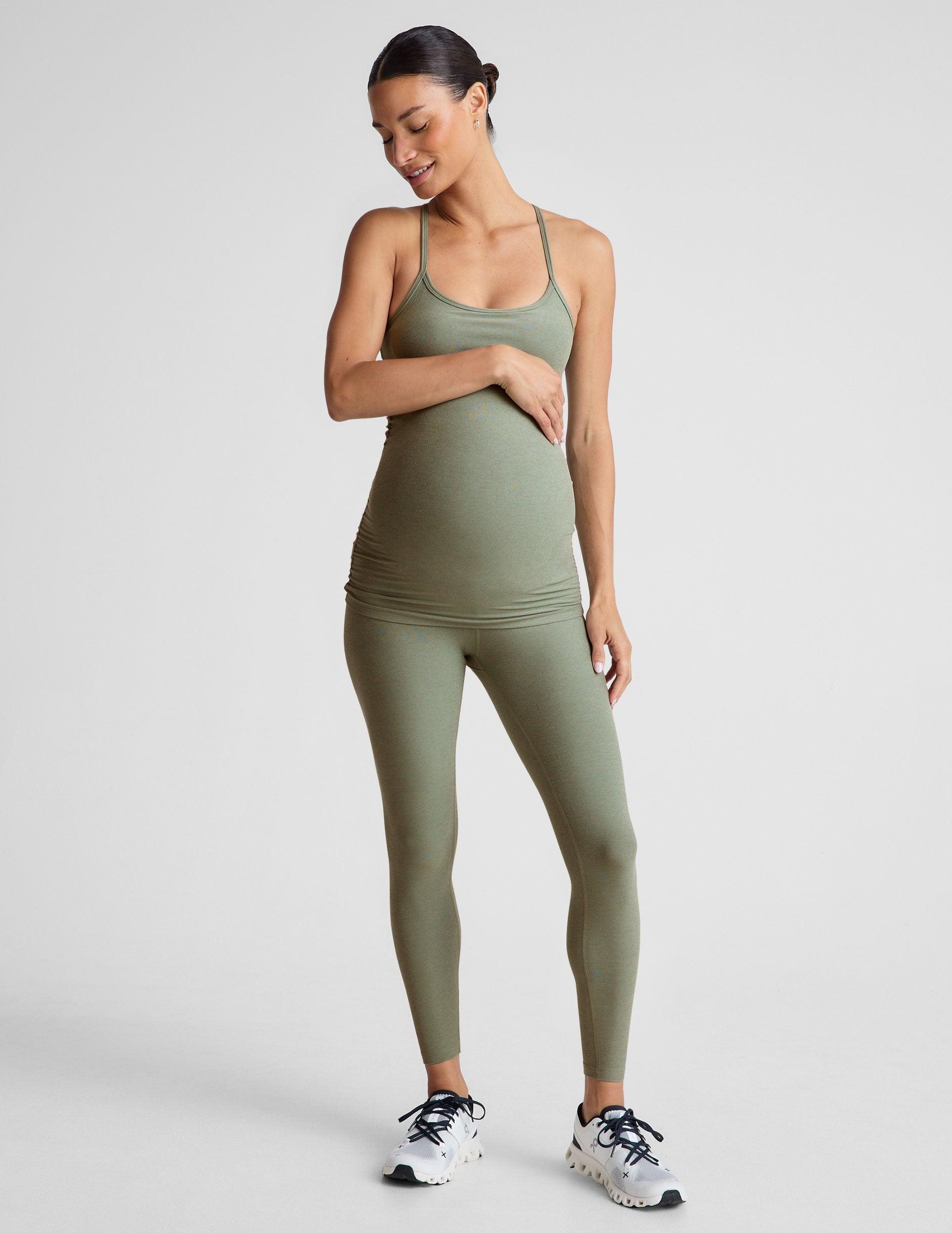 Spacedye Keep Your Cool Maternity Slim Racerback Tank Product Image