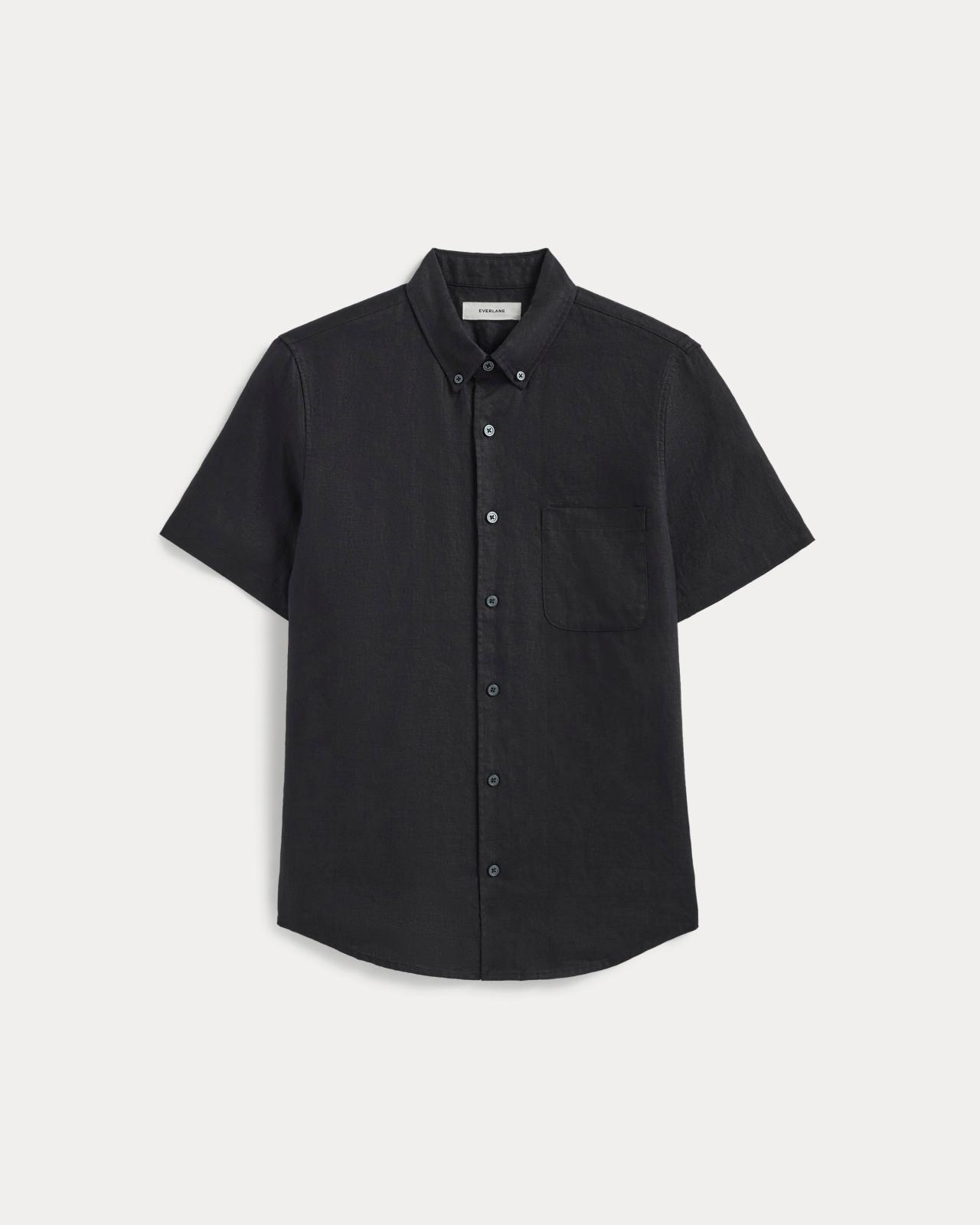 The Classic Short-Sleeve Shirt in Linen Product Image
