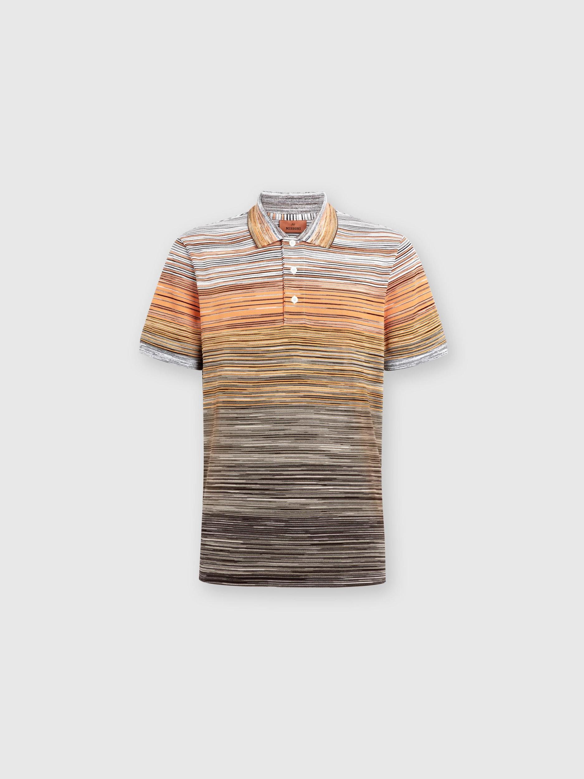 Slub cotton piqué polo shirt Product Image