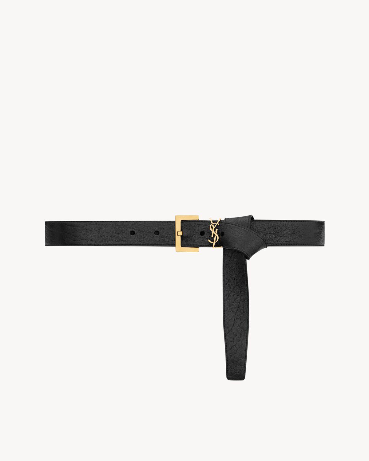 CASSANDRE belt in grained lambskin | Saint Laurent | YSL.com Product Image