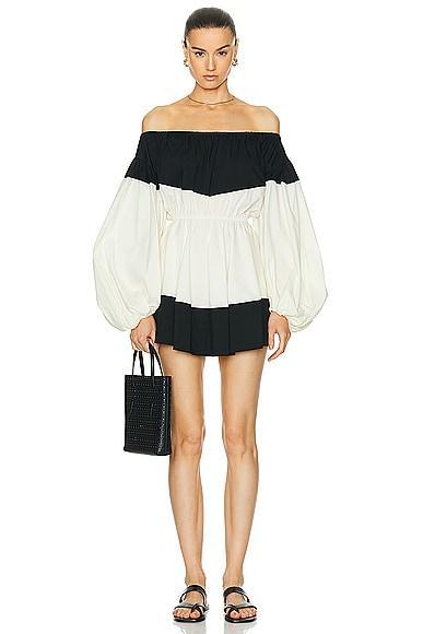 CAROLINE CONSTAS Marley Dress in Cream Product Image
