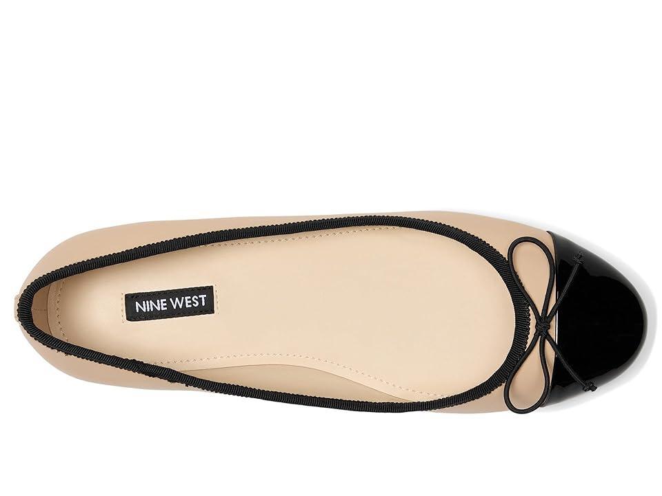 Nine West Prosep White Houndstooth Multi) Women's Flat Shoes Product Image