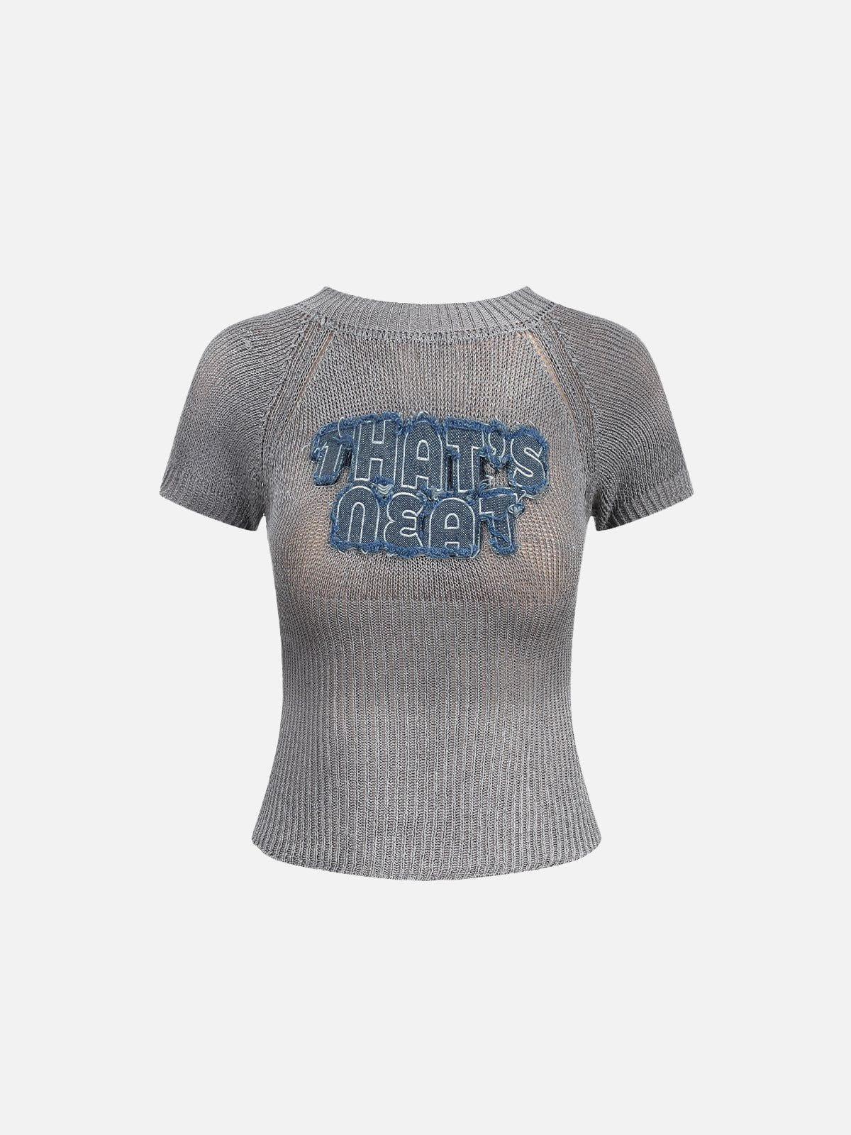 Aelfric Eden Applique Soft Knit Tee Female Product Image