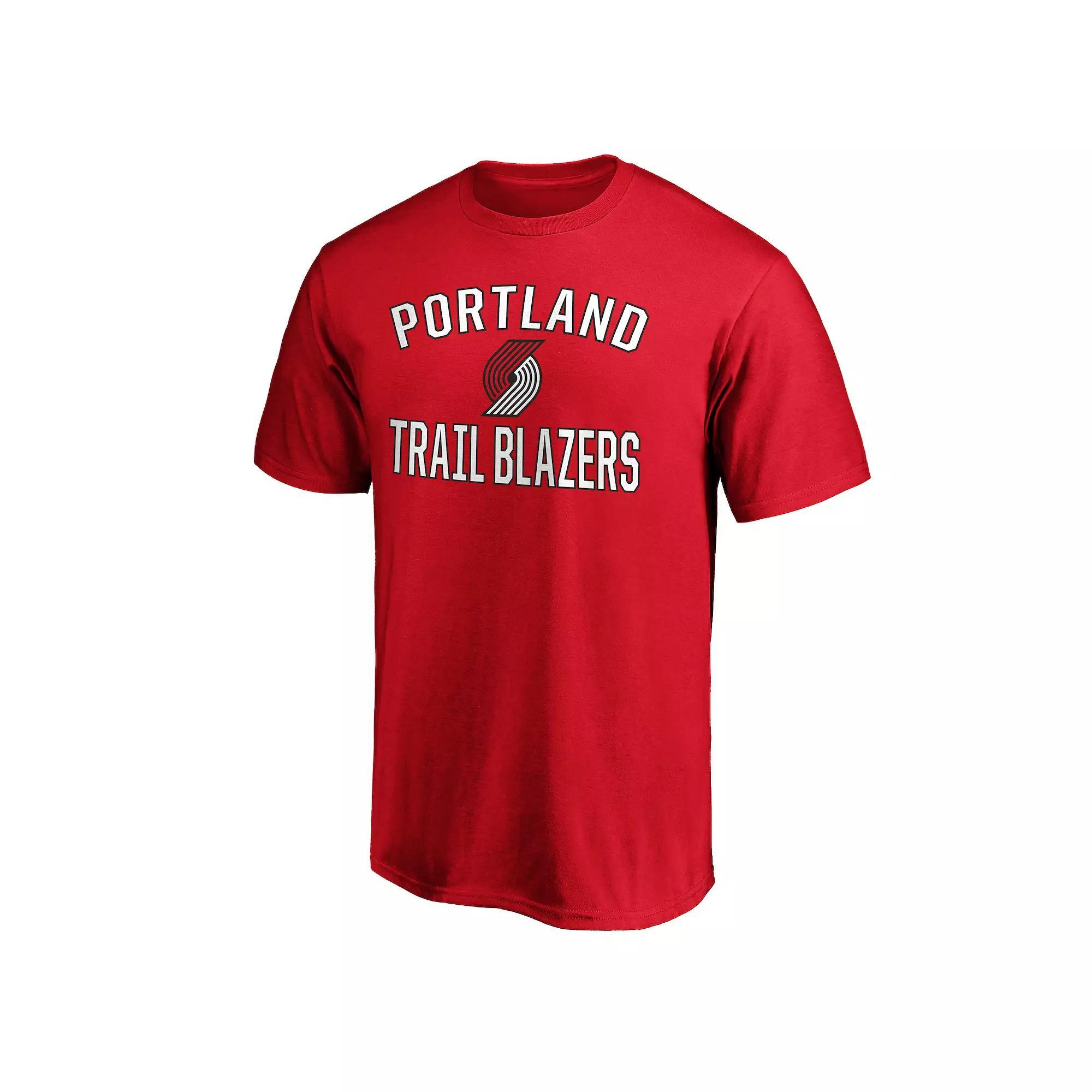 Men's Portland Trail Blazers Victory Arch Tee, Size: Large, Red Product Image