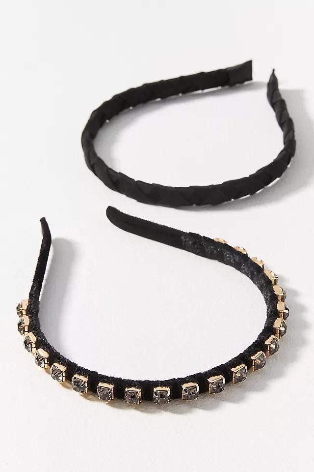 Embellished Leather Headbands, Set of 2 Product Image