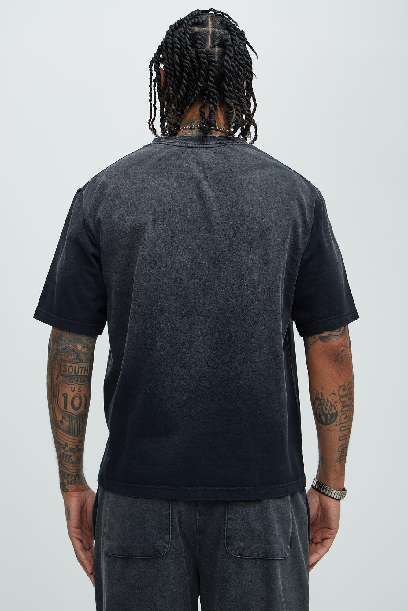 Dion Relaxed Tee - Black Wash Product Image