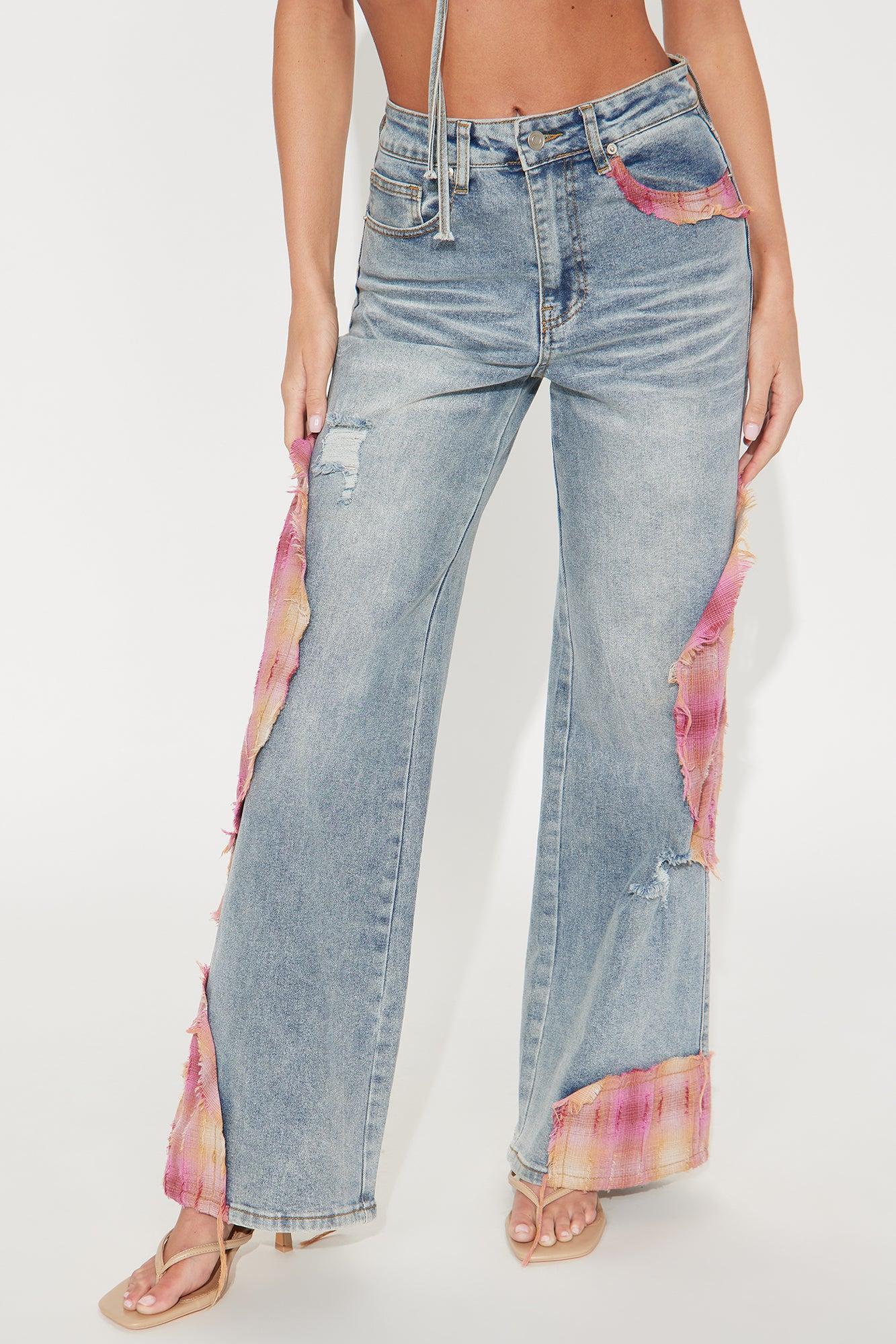 Jana Denim Pant Set - Medium Wash Product Image