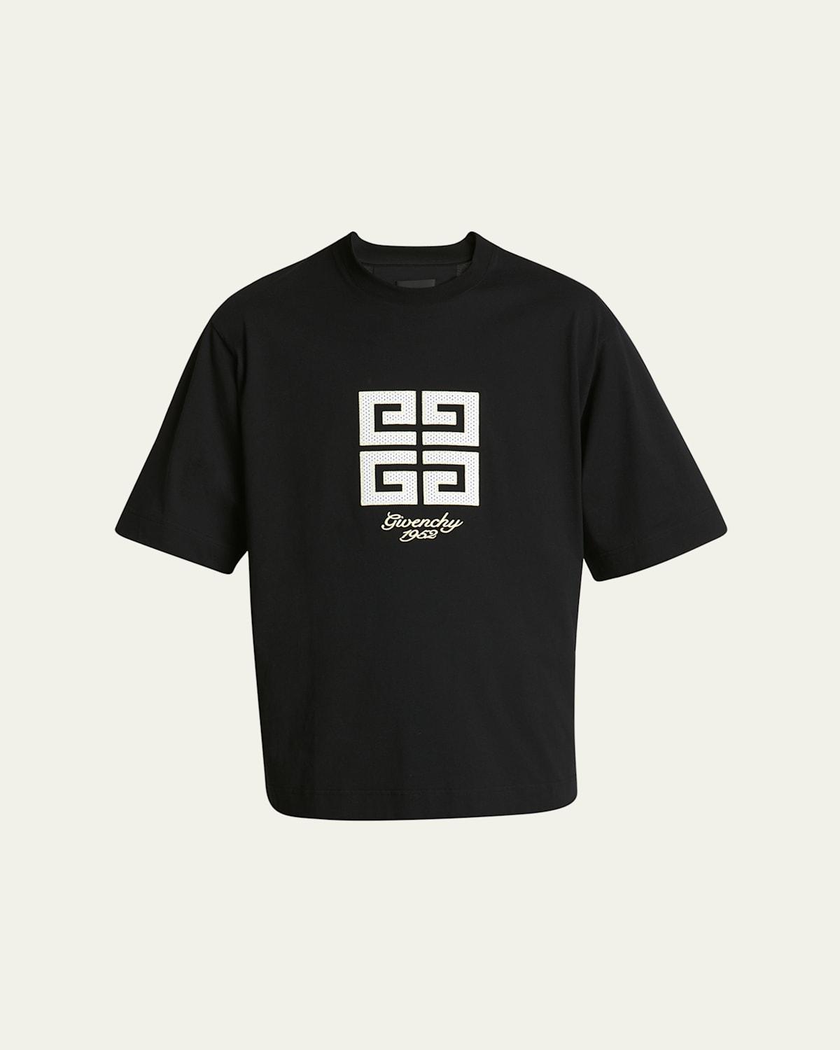 Mens 4G Studio Fit Short-Sleeve Cotton T-Shirt Product Image