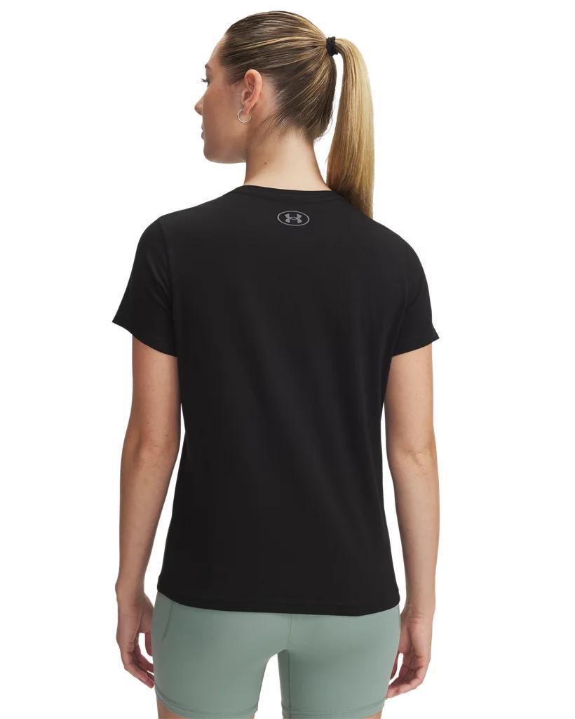 UA Icon Charged Cotton Womens V-Neck Short Sleeve Product Image
