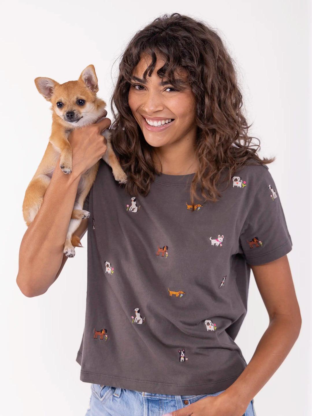 Fave Little Things Embroidered Tee Product Image