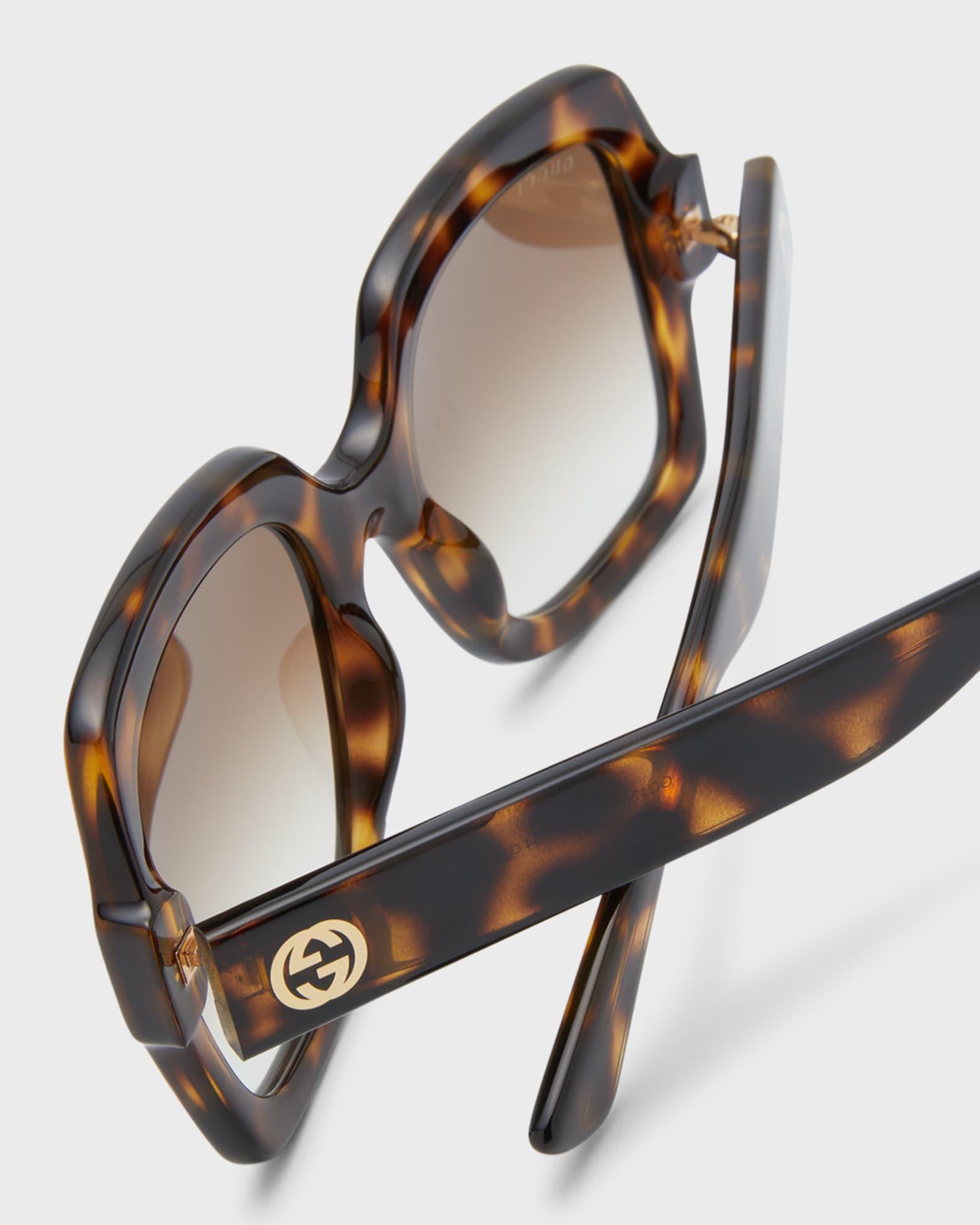 Gradient GG Square Injection Plastic Sunglasses  Product Image