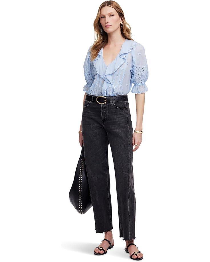 The Darted Barrel-leg Jean In Foster Wash Product Image