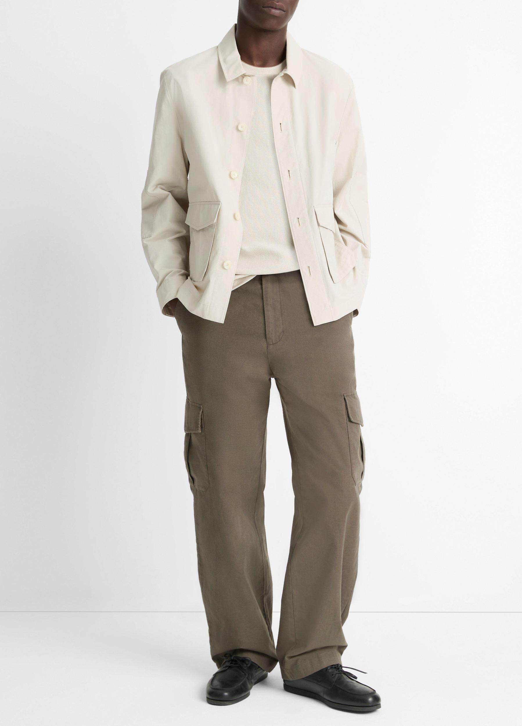 Cotton-Blend Utility Jacket Product Image