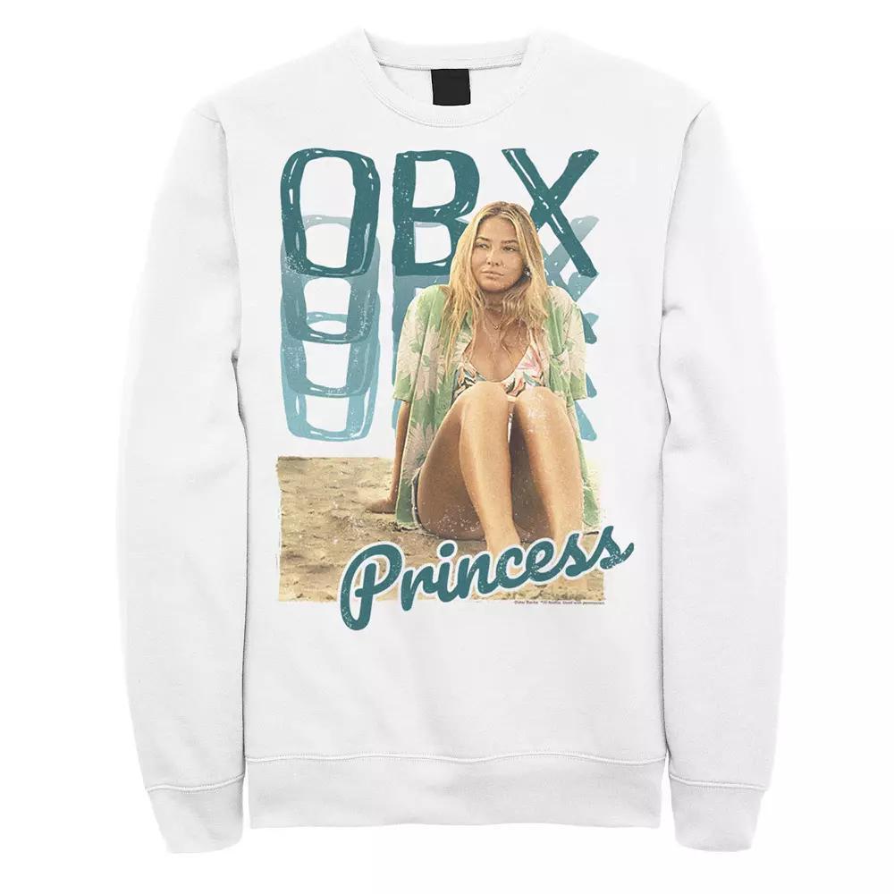 Men's Outer Banks Princess Sara OBX Poster Sweatshirt, Size: XL, White Product Image