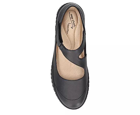 Easy Street Joyful Women's Mary Jane Flats, Size: 6.5 Wide, Brown Product Image