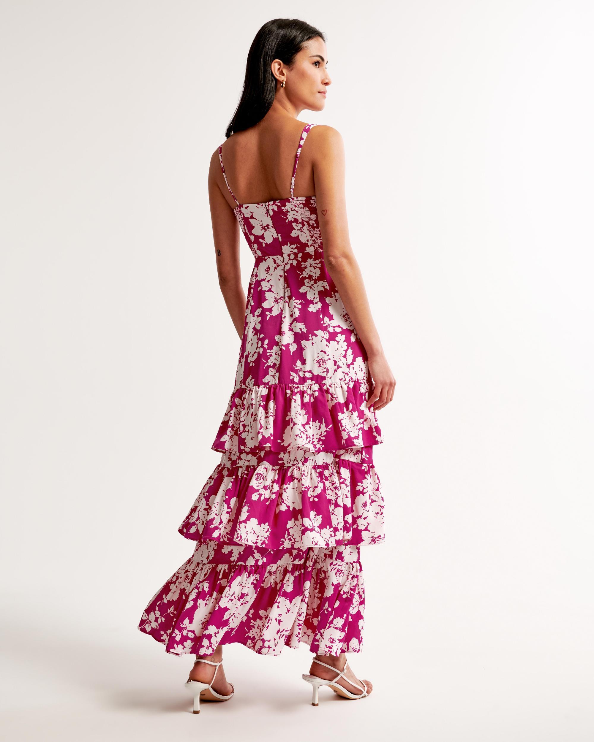 Drama Ruffle Tiered Maxi Dress Product Image