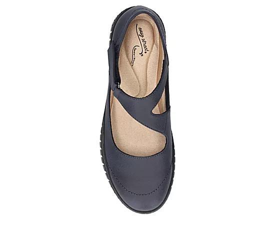 Easy Street Joyful Women's Mary Jane Flats, Size: 6.5 Wide, Brown Product Image