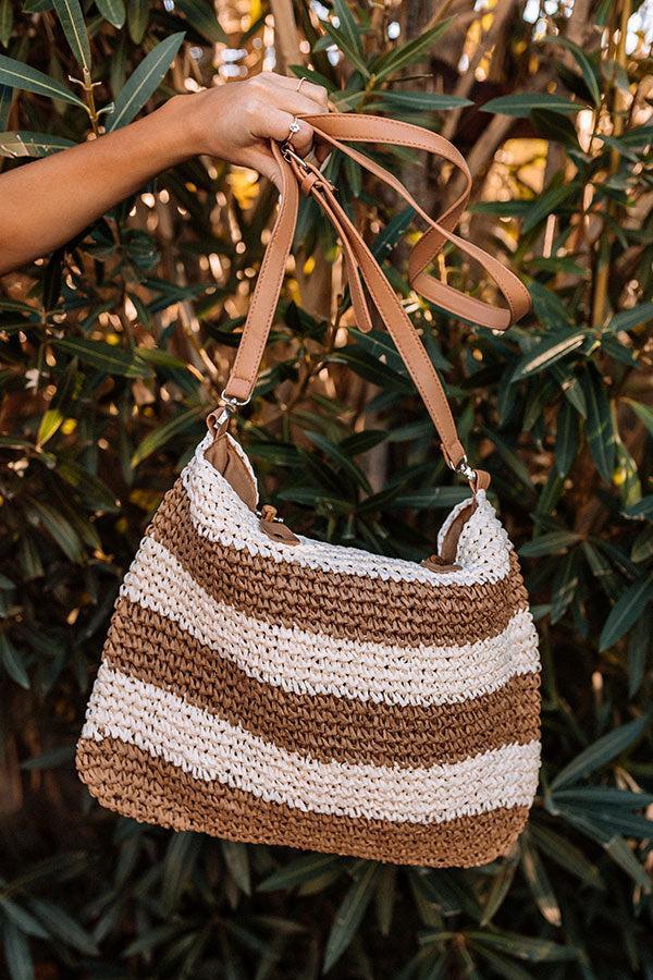 Ora Beach Woven Tote in Tan Product Image