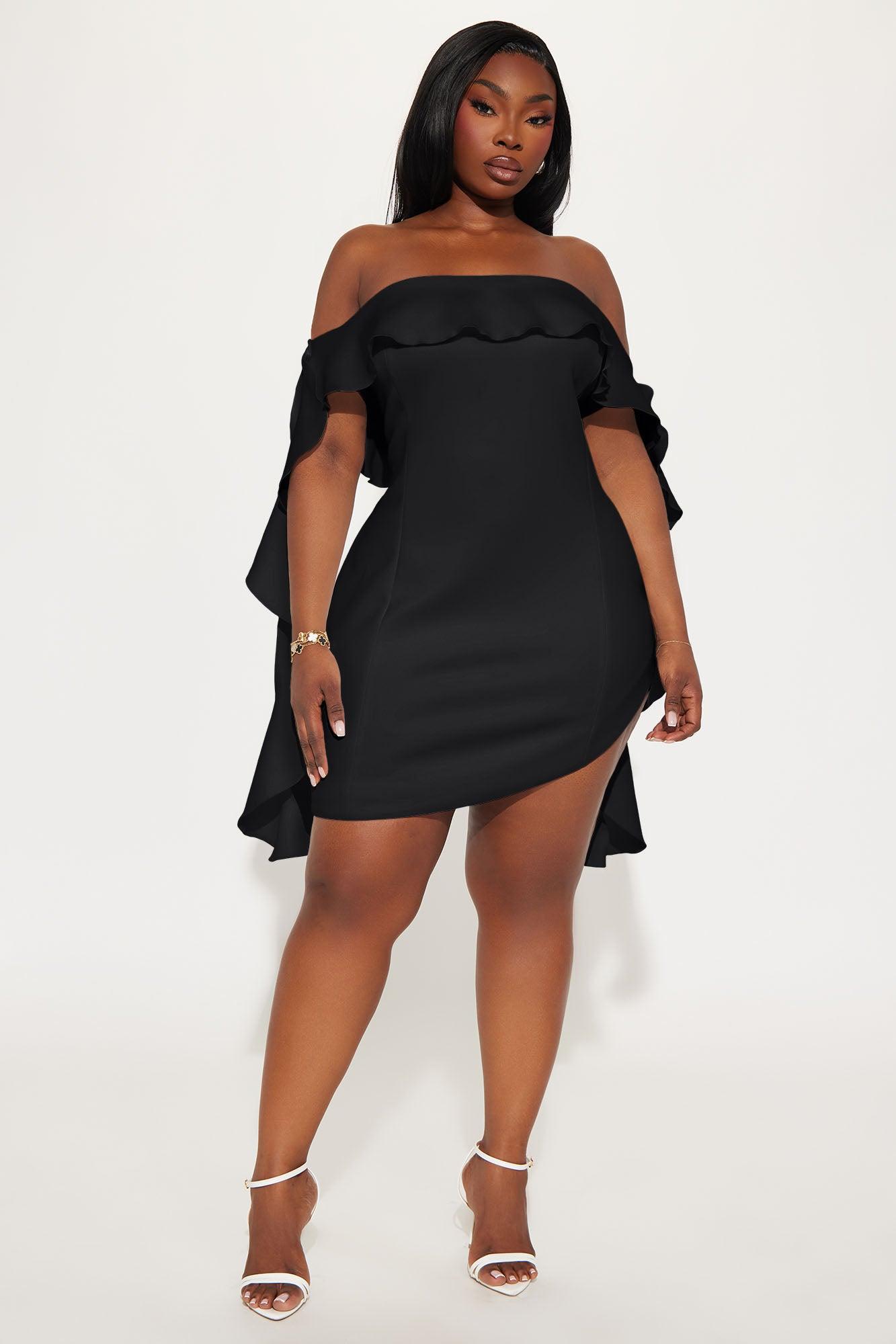 Carolina Mini Dress - Black Product Image