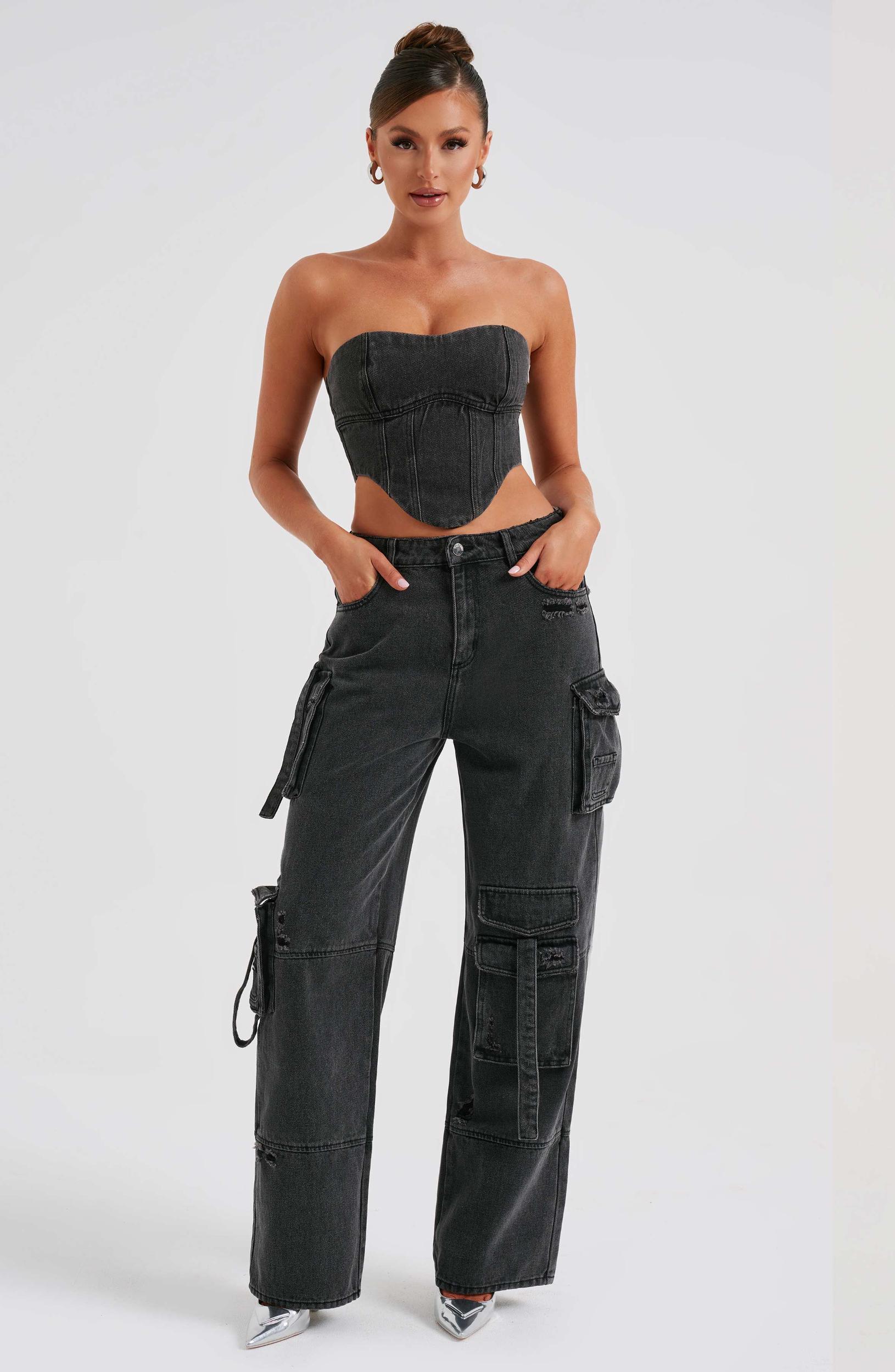 Brooklyn Cargo Pant - Black Product Image