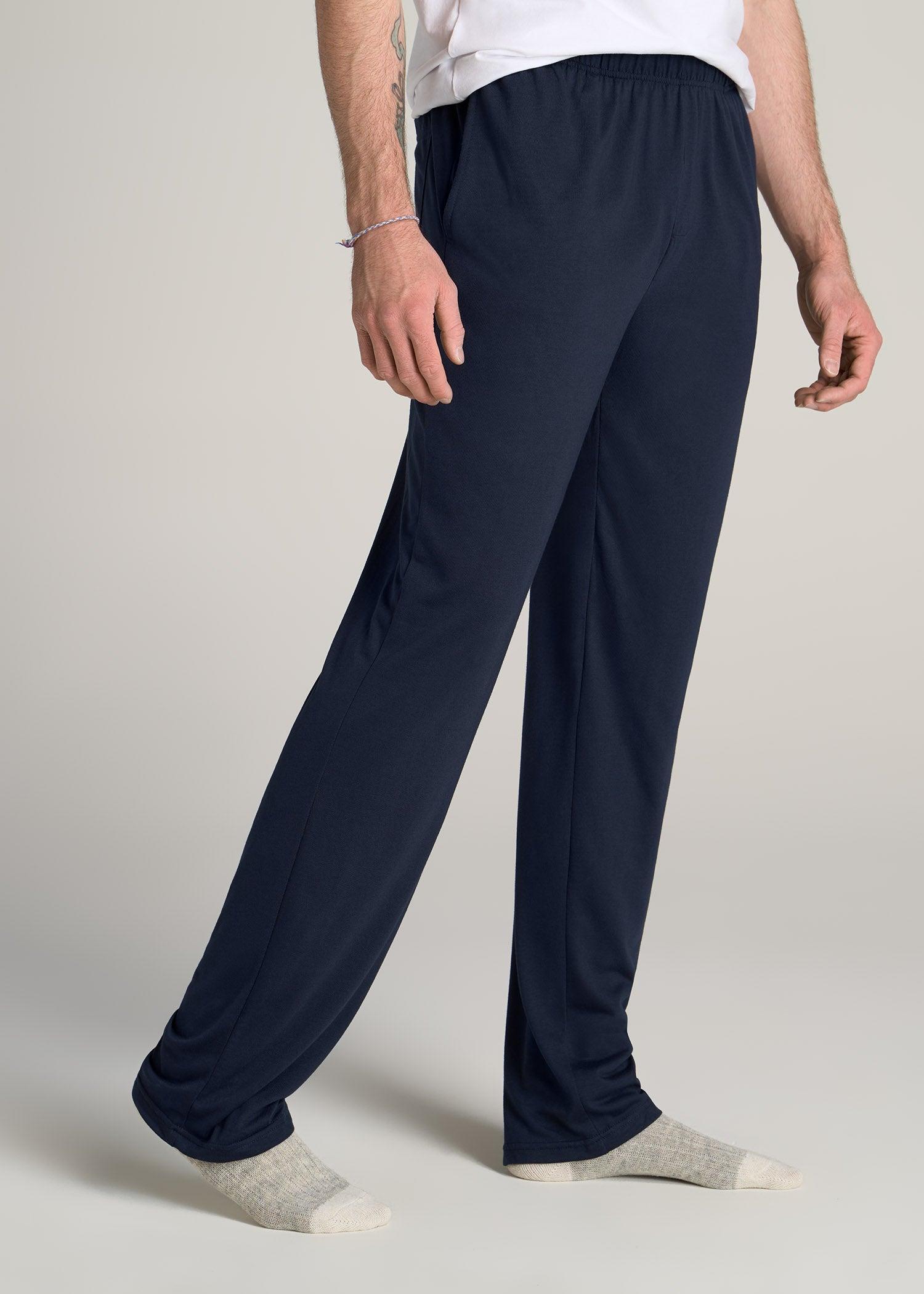 Lounge Pajama Pants for Tall Men in Navy Product Image