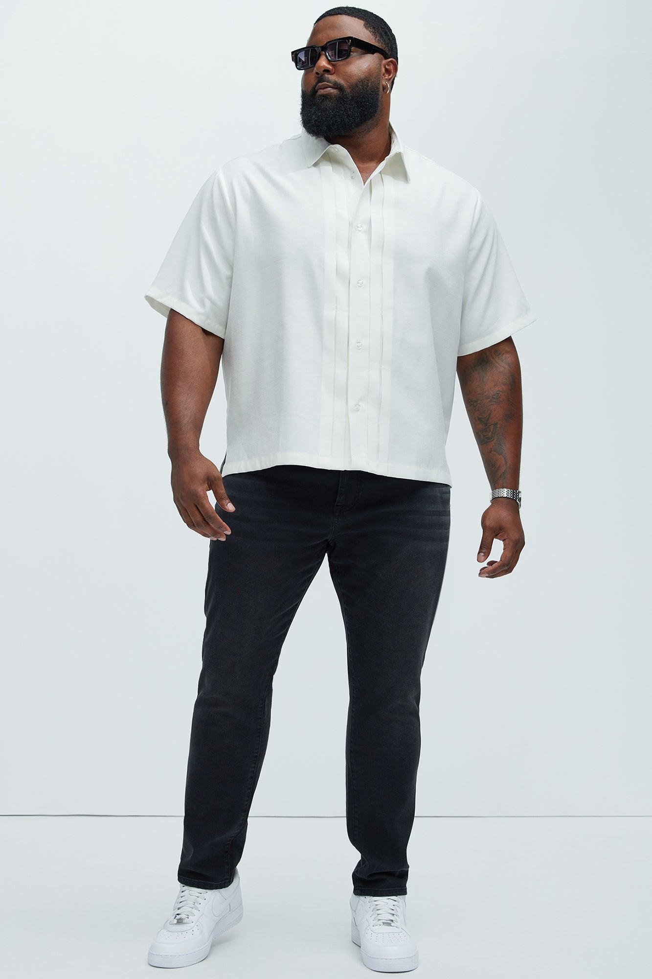 Blexy Pleated Shirt - White Product Image