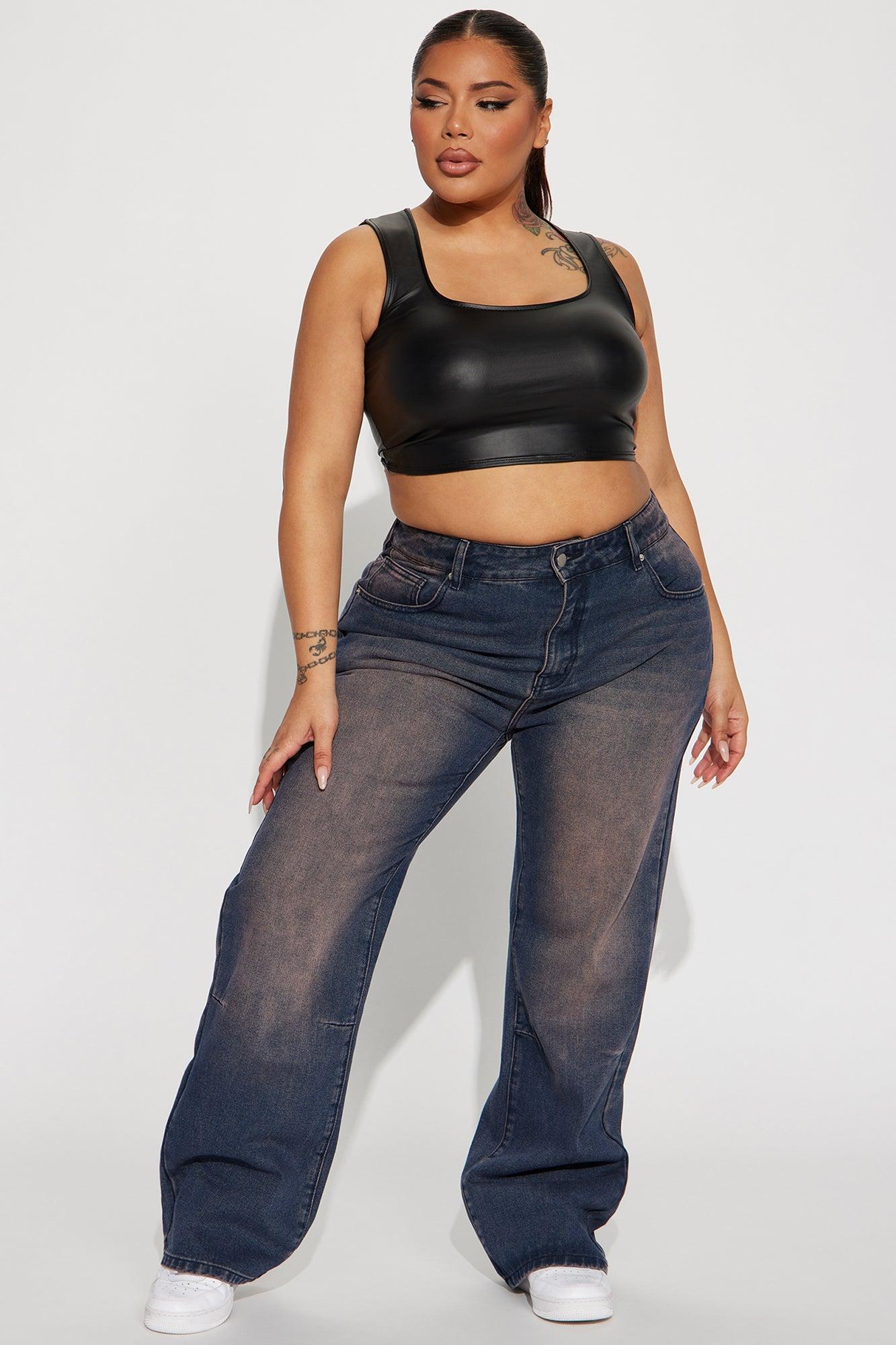 Someone's Delight Baggy Jeans - Purple Product Image